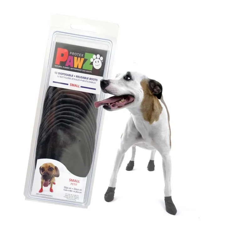 Pawz Dog Boots Black S Pawz Dog