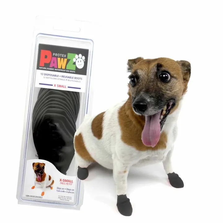 Pawz Dog Boots Black XS Pawz Dog