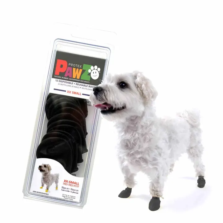 Pawz Dog Boots Black XXS Pawz Dog