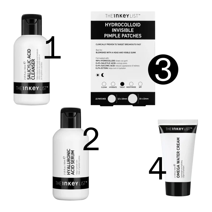 The Inkey List Hydrocolloid Invisible Pimple Patches 22 st The Inkey List