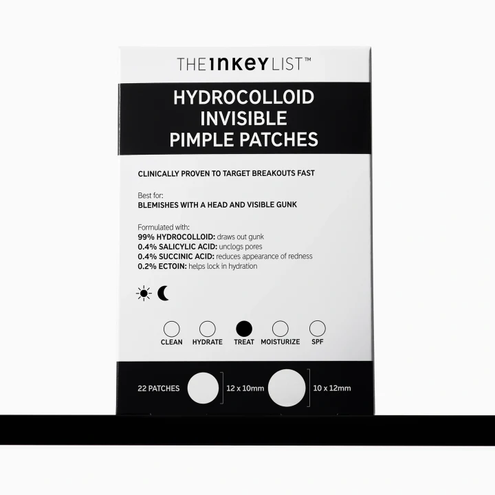 The Inkey List Hydrocolloid Invisible Pimple Patches 22 st The Inkey List