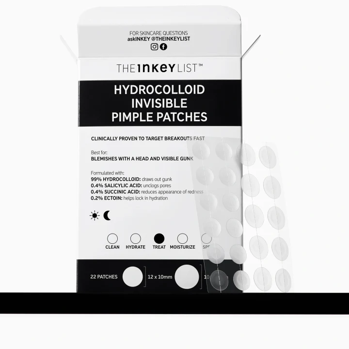 The Inkey List Hydrocolloid Invisible Pimple Patches 22 st The Inkey List