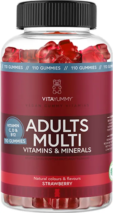 VitaYummy Adults Multivitamin Strawberry 110 st VitaYummy 