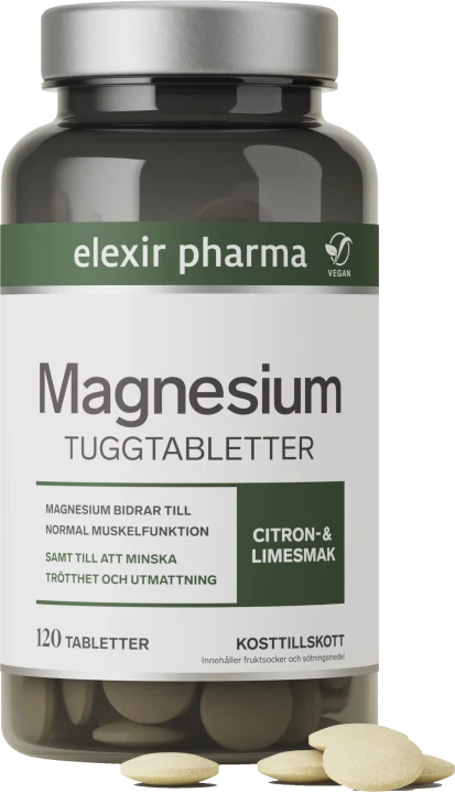 Elexir Pharma Magnesium 120 tuggtabletter Elexir Pharma