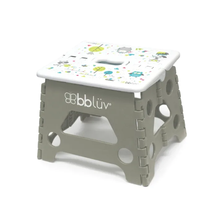 Bblüv Hopfällbar Pall Grå Bbluv