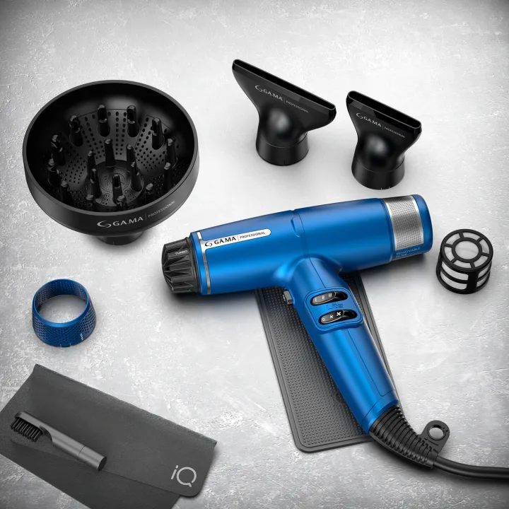 GA.MA Hårfön IQ Lite Blue 110.000 rpm Ga.Ma