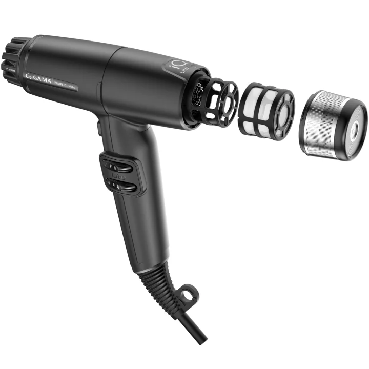 GA.MA Hårfön IQ Lite Black 110.000 rpm Ga.Ma