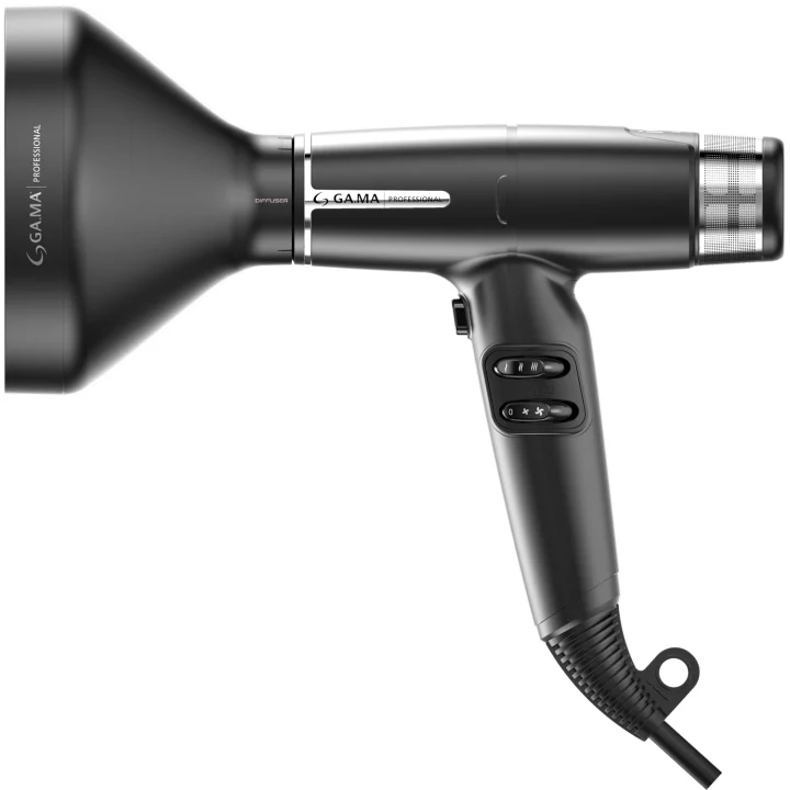 GA.MA Hårfön IQ Lite Black 110.000 rpm Ga.Ma