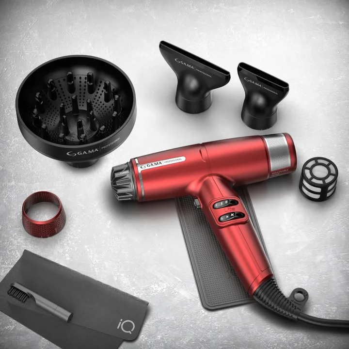 GA.MA Hårfön IQ Lite Red 110.000 rpm Ga.Ma