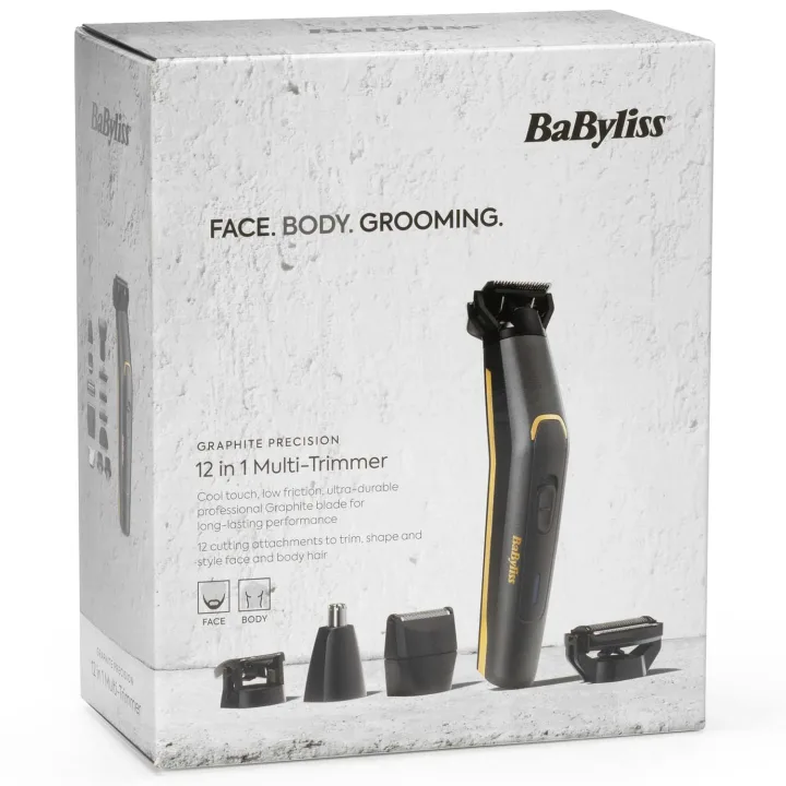 Babyliss Multi Trimmer Graphite Precision 12-in-1 MT987E BaByliss