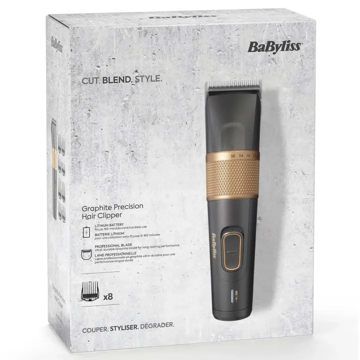 Babyliss Hårklippare Graphite Precision E987E BaByliss