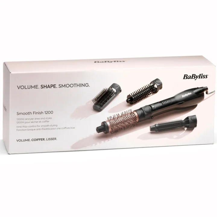 Babyliss Varmluftsborste Smooth Finish 1200W AS122E BaByliss