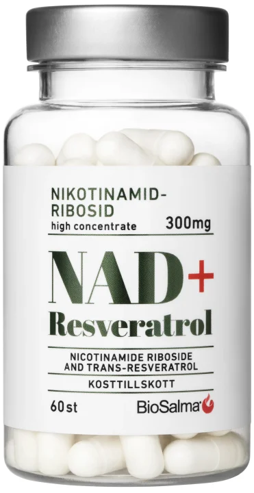 BioSalma NAD+ 300mg +Reservatrol 60 st BioSalma