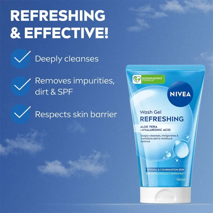 Nivea Daily Essentials Refreshing Wash Gel 150 ml Nivea