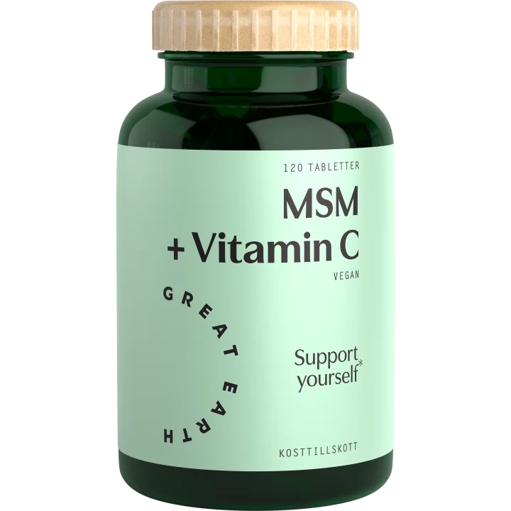 Great Earth MSM+Vitamin C 120 tabletter Great Earth