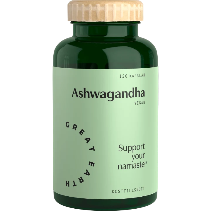Great Earth Ashwagandha 120 kapslar Great Earth