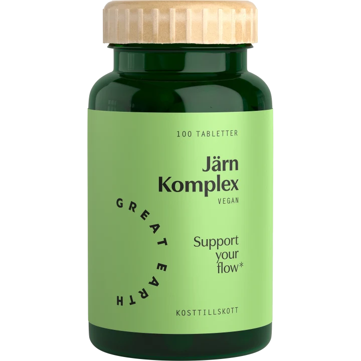 Great Earth Järn Komplex 100 tabletter Great Earth