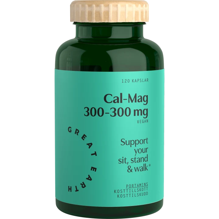 Great Earth Cal-Mag 300-300 mg 120 kapslar Great Earth