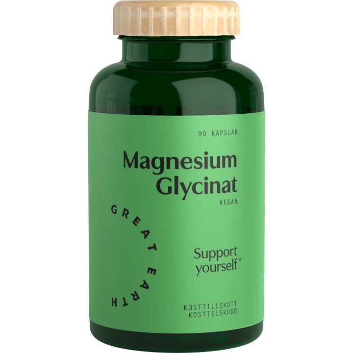 Great Earth Magnesiumglycinat 90 st Great Earth
