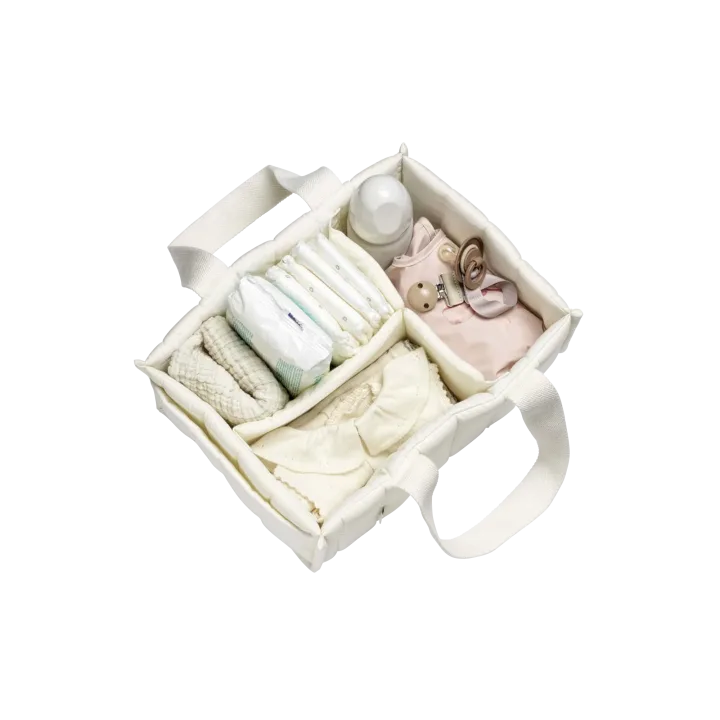 Elodie Diaper Caddy Creamy White Elodie Details