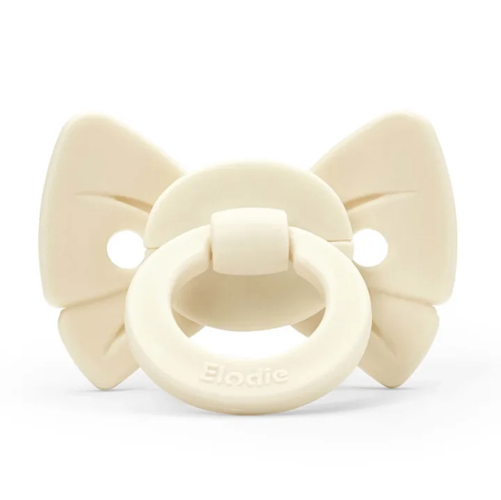 Elodie Binky Bow Napp Oat White 3+ månader Elodie Details