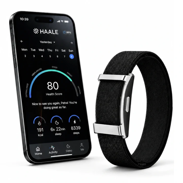 HAALE Smart Band Silver/Black HAALE