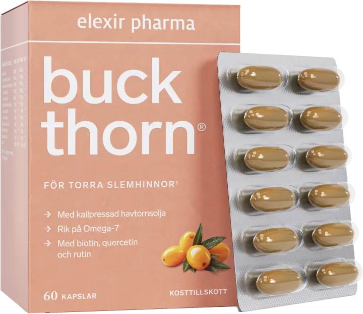 Elexir Pharma Buckthorn 1000 mg 60 kapslar Elexir Pharma