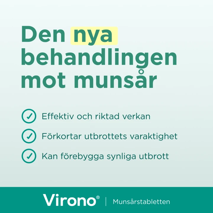 Virono Buckaltablett Häftande 50mg 1 st Virono