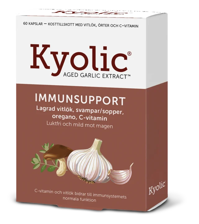Kyolic Aged Garlic Extract + Immunsupport 60 kapslar Kyolic