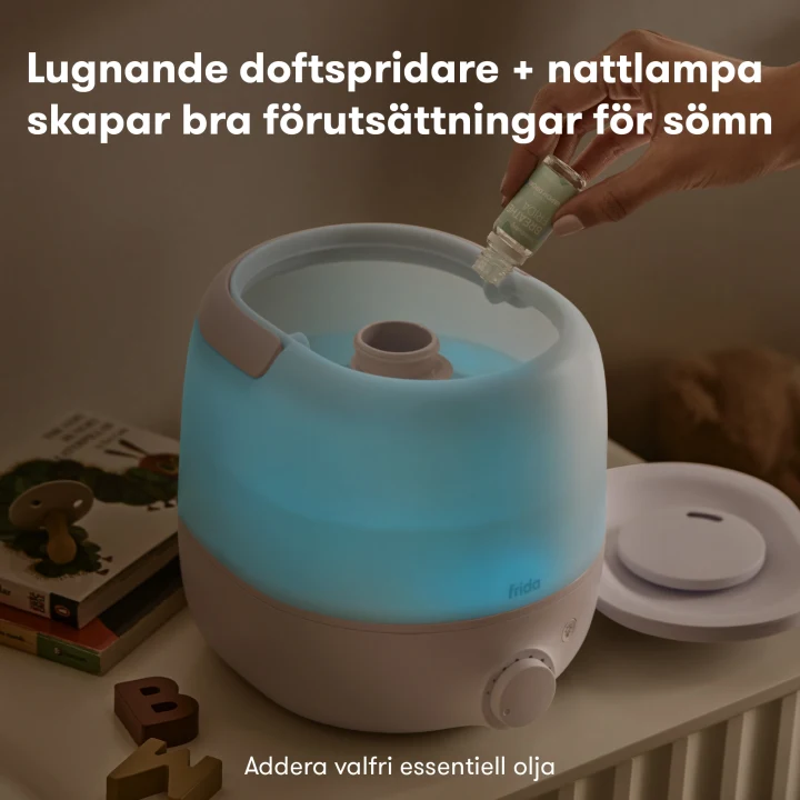 Frida Baby 3-i-1 Luftfuktare + Diffuser + Nattlampa FridaBaby