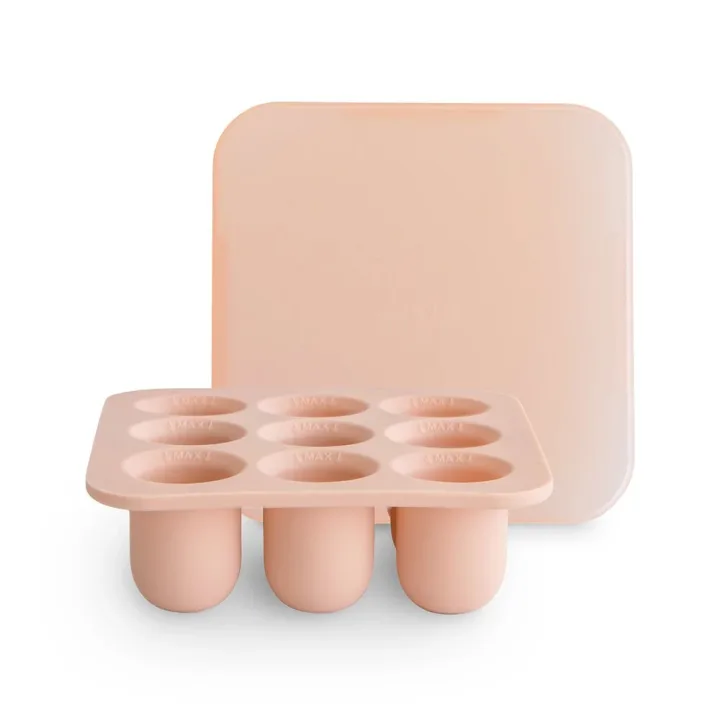 Mushie Fresh Food Feeder Freezer Blush Mushie