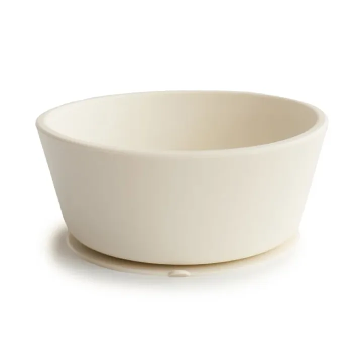 Mushie Silicone Bowl Ivory Mushie