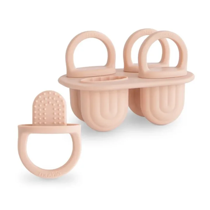 Mushie Toddler Ice Pop Tray Blush Mushie