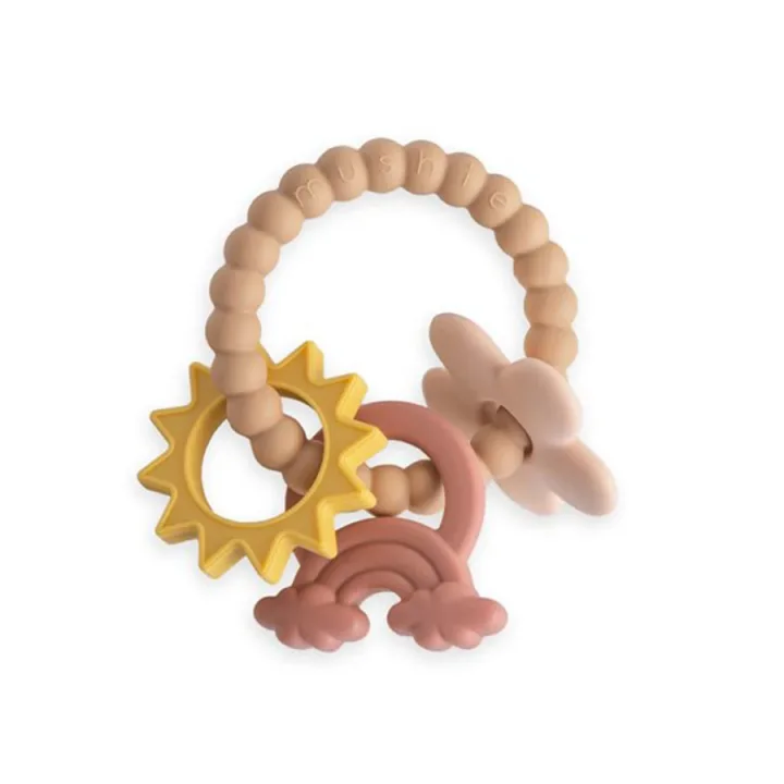 Mushie Teething Ring Nature Mushie