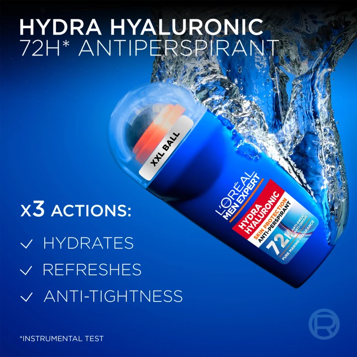 L'Oréal Paris Men Expert Hydra Hyaluronic Deodorant Roll On 50 ml L'Oréal Paris