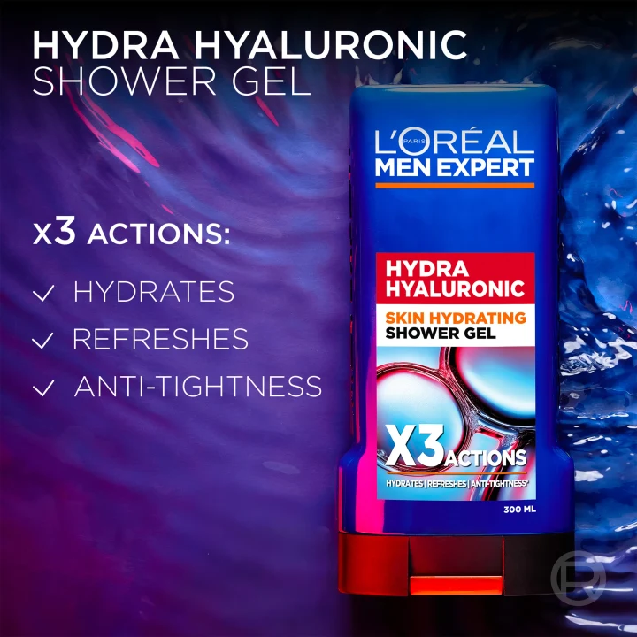 L'Oréal Paris Men Expert Hydra Hyaluronic Duschgel 300 ml L'Oréal Paris