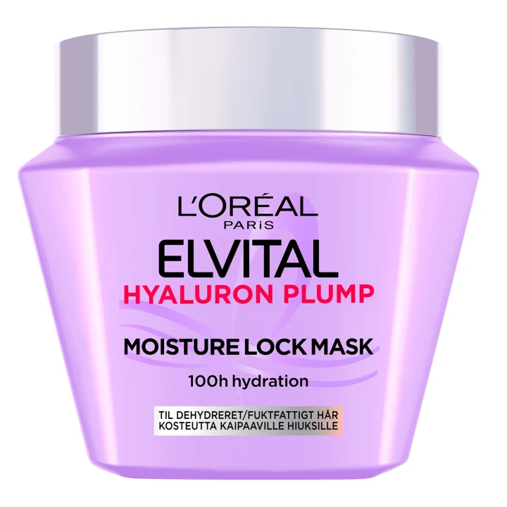 L'Oréal Paris Elvital Hyaluron Plump Hårinpackning för uttorkat hår 300 ml L'Oréal Paris