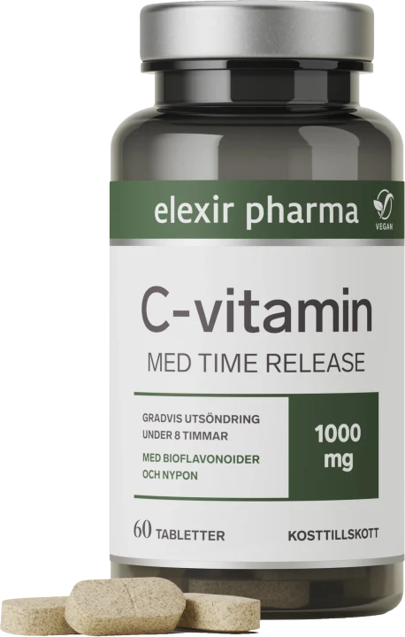 Elexir Pharma C-vitamin Time Release 1000 mg Elexir Pharma