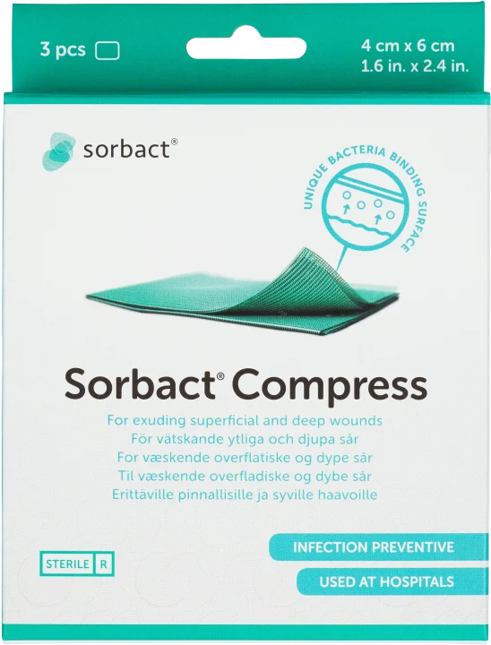 Sorbact Compress Kompress 3 st Sorbact