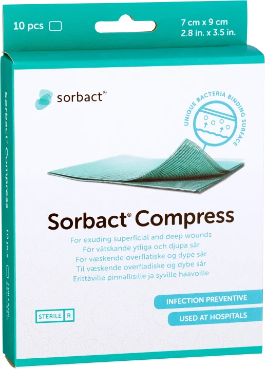 Sorbact Compress Kompress 10 st Sorbact
