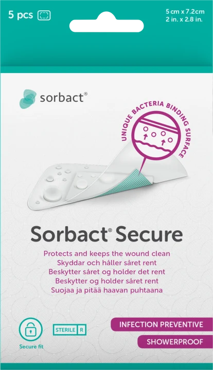 Sorbact Secure Plåster 5 st Sorbact