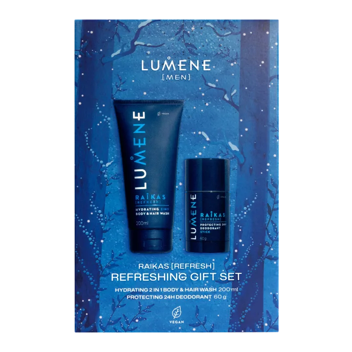 Lumene Men Raikas Refreshing Gift Set Lumene