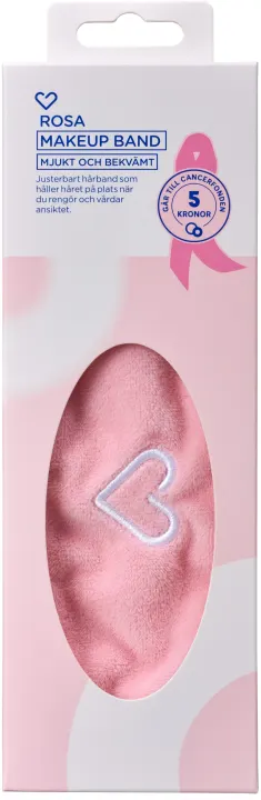 Hjärtats Makeup Band Rosa Bandet 1 st Hjärtats