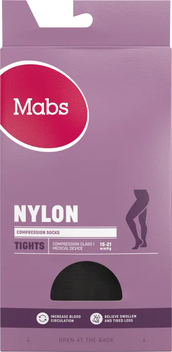 Mabs Nylon Tights Black 1 par M Mabs