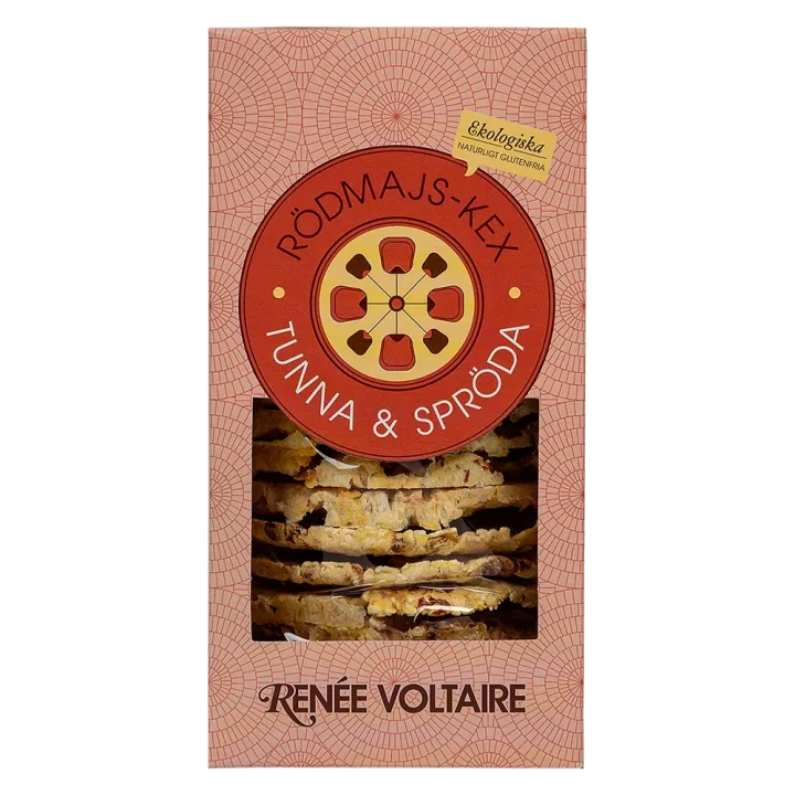 Renée Voltaire Rödmajs-kex Tunna & Spröda 150g Renée Voltaire