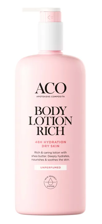 ACO Body Lotion Rich Oparfymerad 400 ml ACO