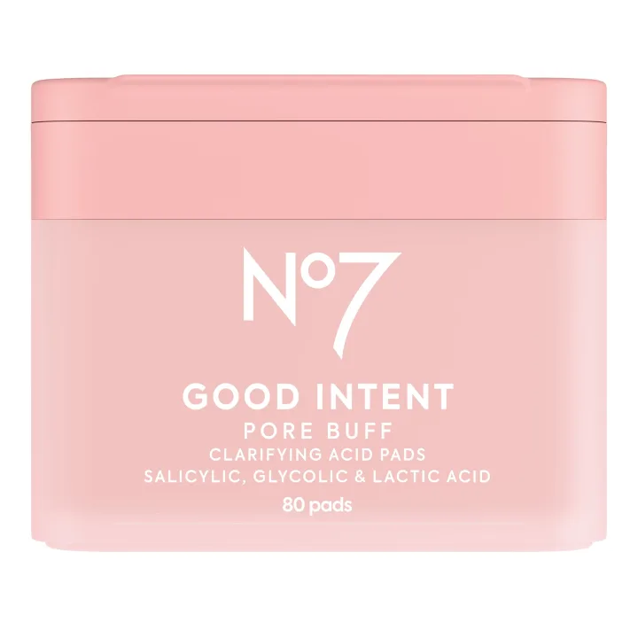 No7 Good Intent Pore Buff Clarifying Acid Pads 80 st No7