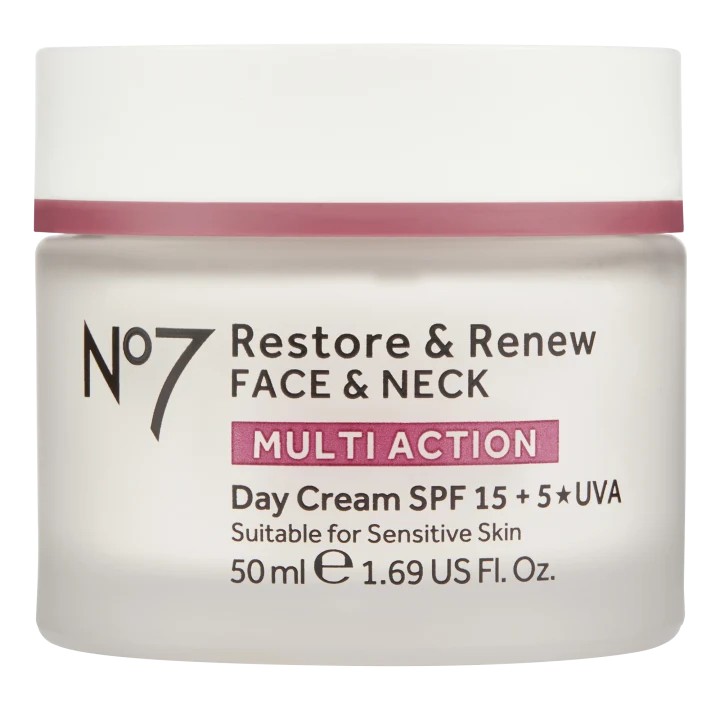 No7 Restore & Renew Multi Action Day Cream SPF 15, 50 ml. Visa bild 5 av 5