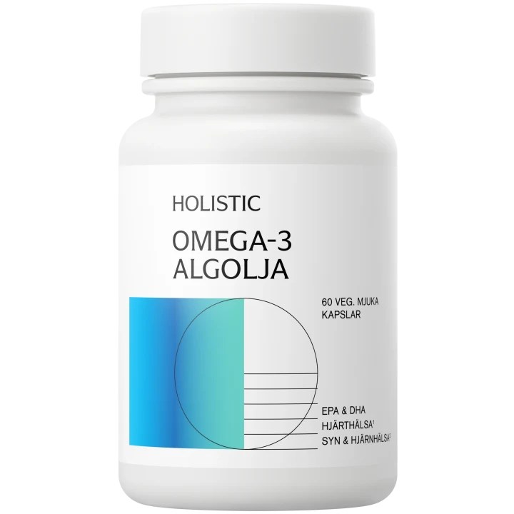 Holistic Omega-3 Vegan Algolja 60 st Holistic