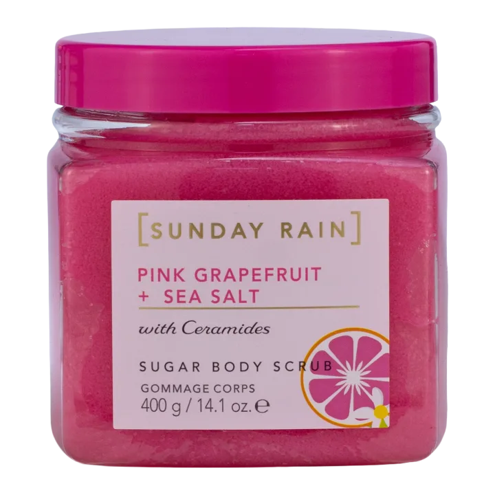 Sunday Rain Pink Grapefruit & Sea Salt Body Scrub 265 g Sunday Rain